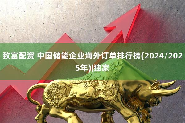 致富配资 中国储能企业海外订单排行榜(2024/2025年)|独家